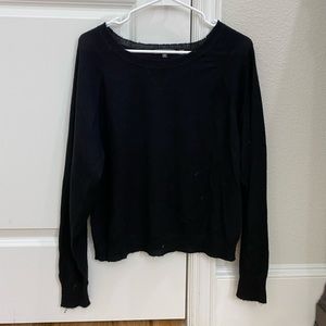 Vince Black Cashmere Sweater